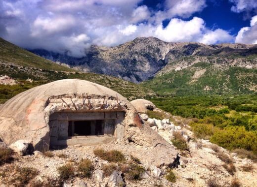 Bunker in Albania © The Blonde Gypsy. JPG