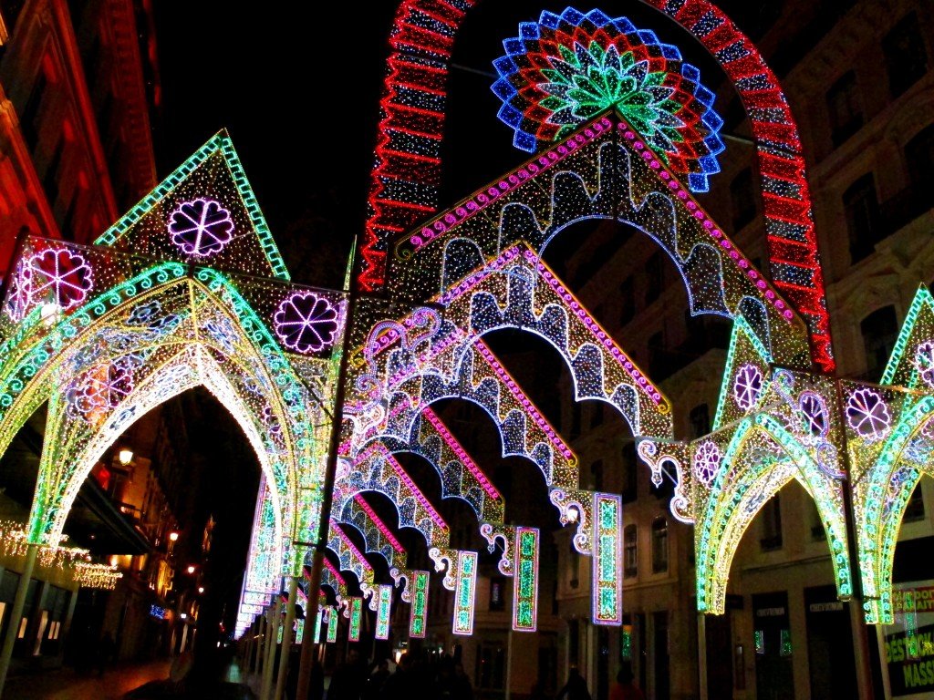 Fete des lumieres Lyon France