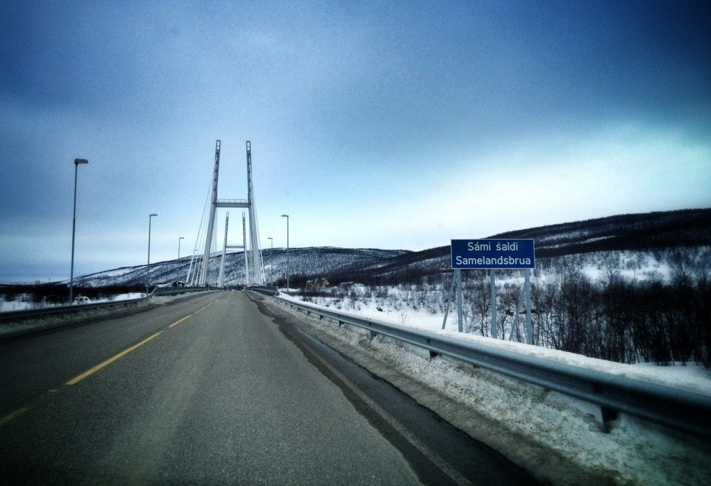 Utsjoki bridge lapland finland