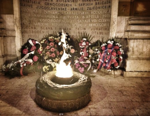Eternal Flame Sarajevo Bosnia and Herzegovina