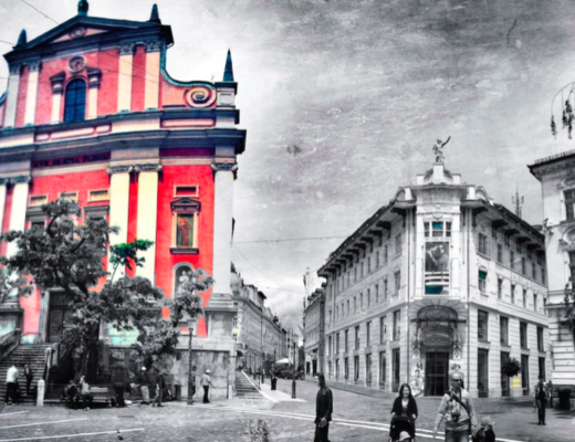 Pink Franciscan Church Ljubljana ©The Blonde Gypsy 1