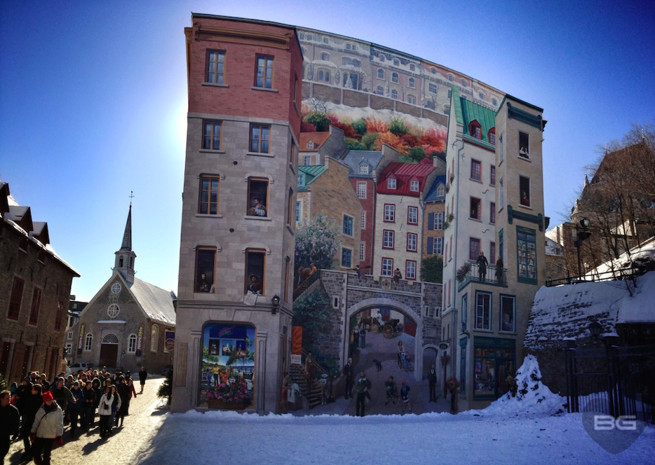 Exploring Quebec, Canada - Most European City in North America? 21 Quebec fresco cite creation Canada © The Blonde Gypsy