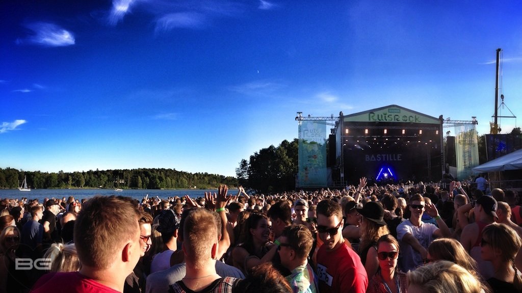 Bastille at Ruisrock in Turku, Finland © The Blonde Gypsy