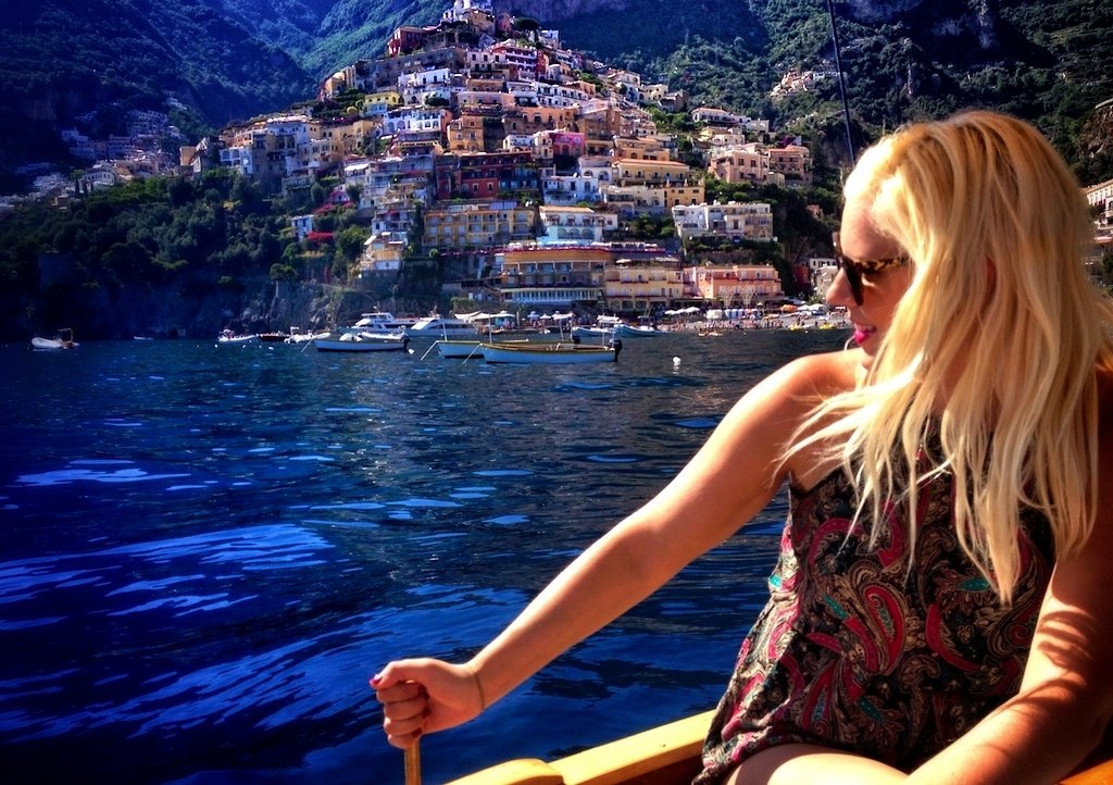 Blonde Gypsy in Positano Italy - Day Trip from Rome © The Blonde Gypsy