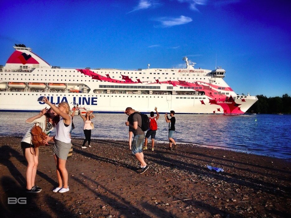 Ferry at Ruisrock in Turku, Finland © The Blonde Gypsy