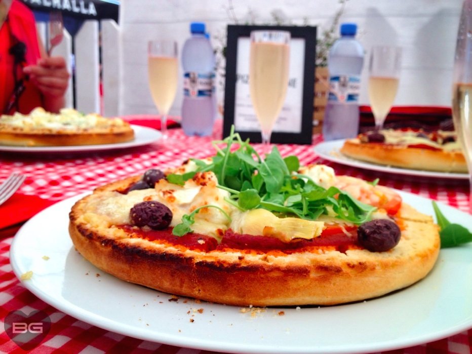Gourmet pizza and champagne at Ruisrock in Turku, Finland © The Blonde Gypsy