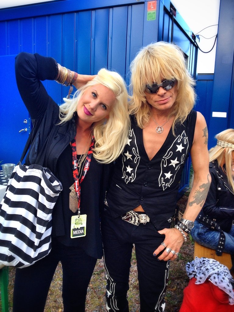 Michael Monroe & The Blonde Gypsy at Ruisrock, Turku, FInland