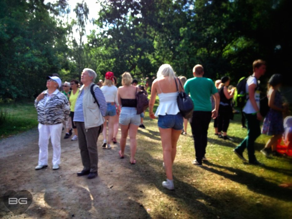 Old people at Ruisrock in Turku, Finland