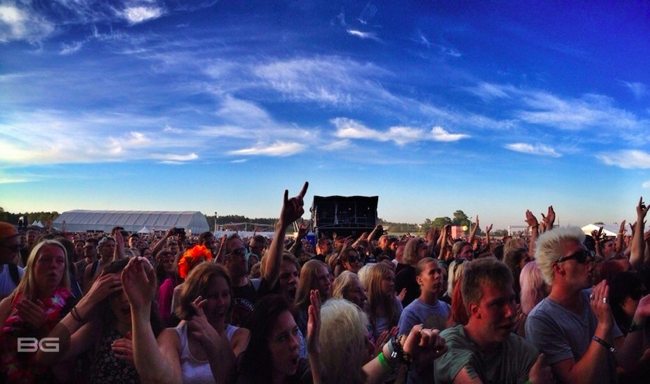 Ruisrock crowd in Turku, Finland © The Blonde Gypsy