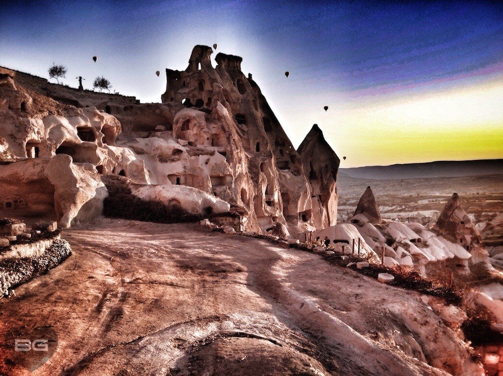 A Little Cappadocia Fauxtography 6 Sunrise in Uchisar Cappadocia Turkey © The Blonde Gypsy