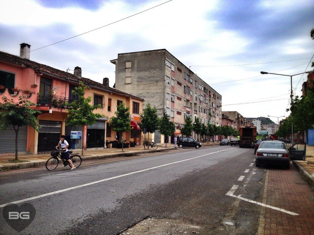 Surprising Shkodra: A Spontaneous Day Trip to Albania’s Cultural Capital 6 Main Drag Walk to Castle Skhoder Shkodra Albania © The Blonde Gypsy