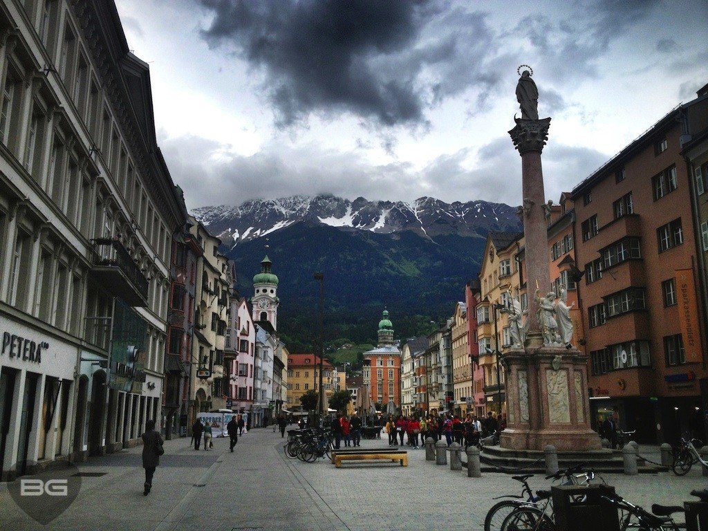 Trainsetting Europe: One Night in Innsbruck 5 Innsbruck, Austria Main Street © The Blonde Gypsy