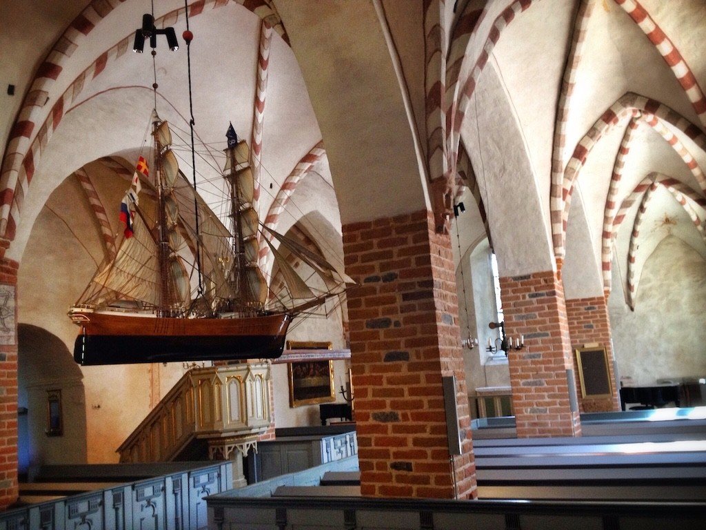 Summer Vibes from Finland's Archipelago: Nagu, Kökar & Mariehamn 11 Inside Nagu Church in Nagu, Finland © The Blonde Gypsy