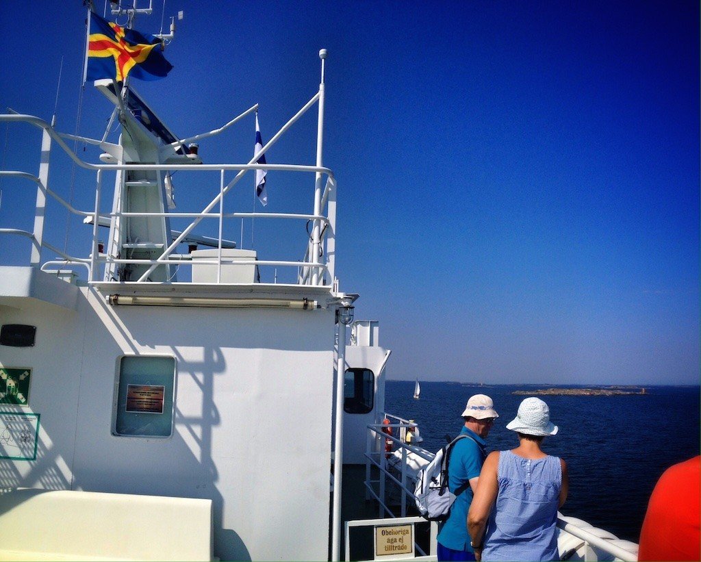 Summer Vibes from Finland's Archipelago: Nagu, Kökar & Mariehamn 18 Ferry from Galtby to Kokar Finland © The Blonde Gypsy