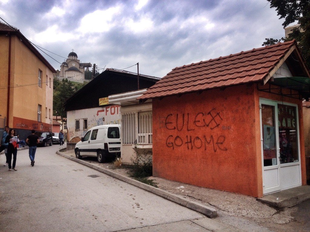 Eulex Go Home North Mitrovica Kosovo © The Blonde Gypsy