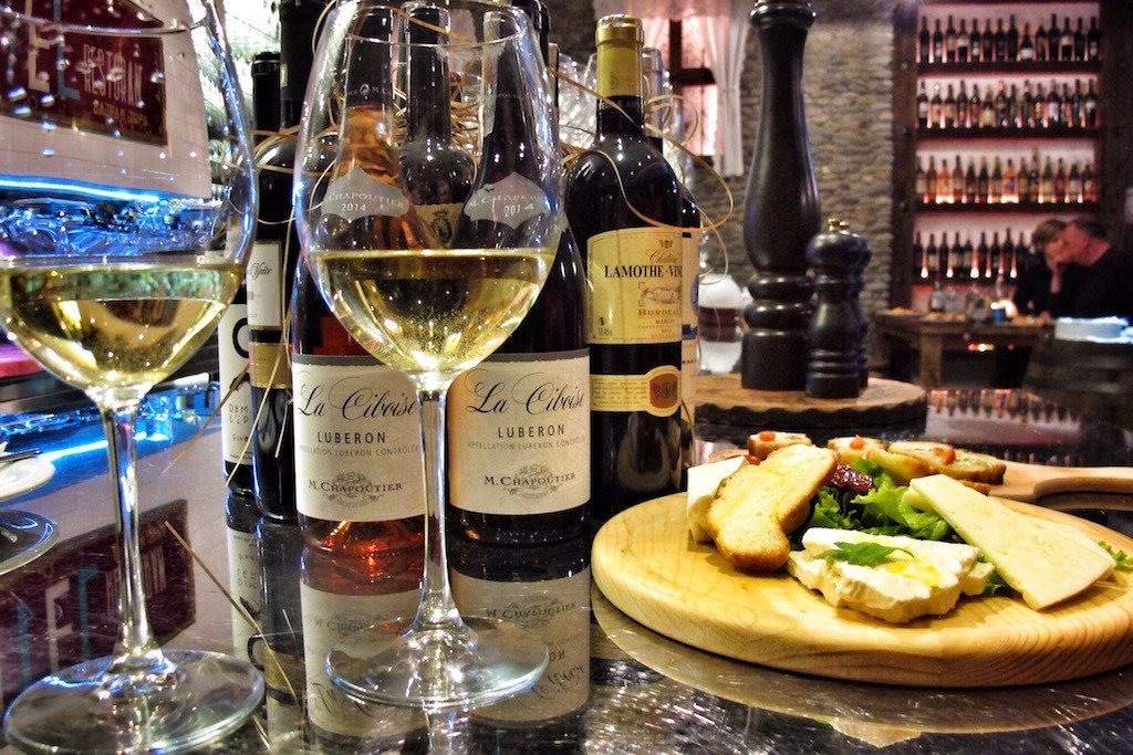 Wine bar at Carshia e Jupave Gjakova, Kosovo © The Blonde Gypsy