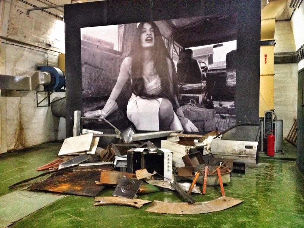 Via Dinarica: Rafting the Neretva and Tito's Secret Bunker in Konjic, Bosnia & Herzegovina 27 More creepy art Tito's bunker Konjic, Bosnia & Herzegovina © The Blonde Gypsy