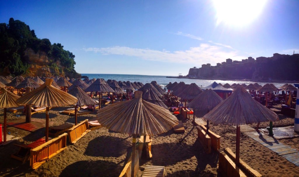 Beach Mala Plaza in Ulcinj, Montenegro © The Blonde Gypsy