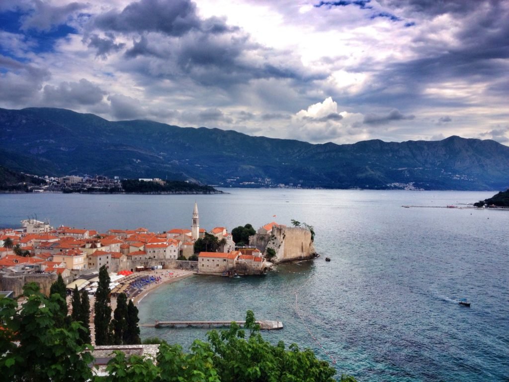 Budva, Montenegro from above © The Blonde Gypsy
