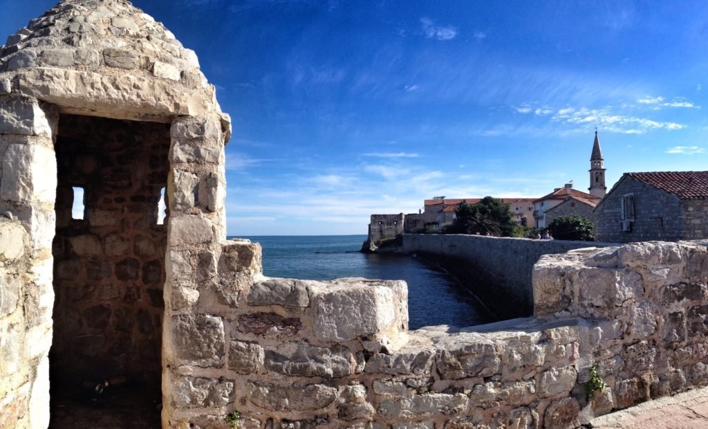 Old Town walls in Budva, Montenegro © The Blonde Gypsy