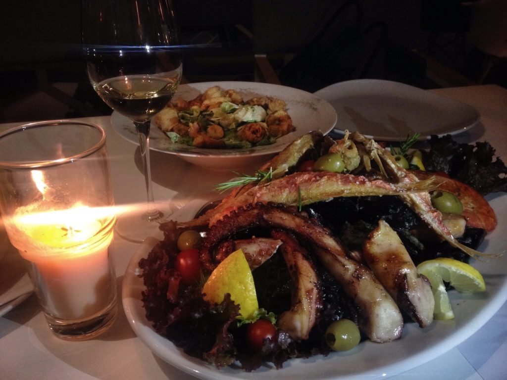 Seafood feast at La Bocca in Budva, Montenegro © The Blonde Gypsy