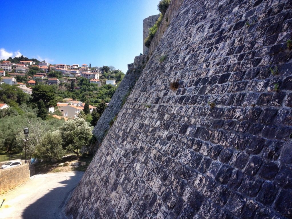Stari Grad fortress walls in Ulcinj, Montenegro © The Blonde Gypsy