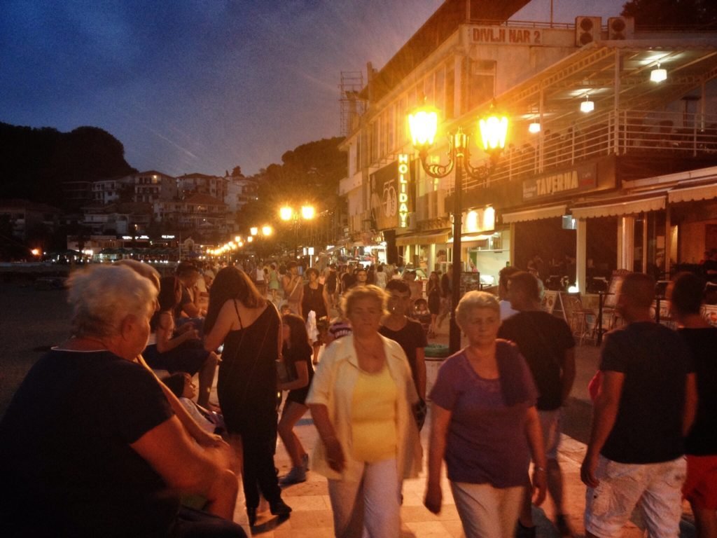The Korzo in Ulcinj, Montenegro © The Blonde Gypsy