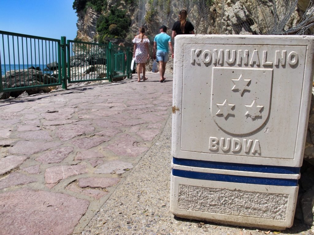 Walkway to Mogren Beach in Budva, Montenegro © The Blonde Gypsy
