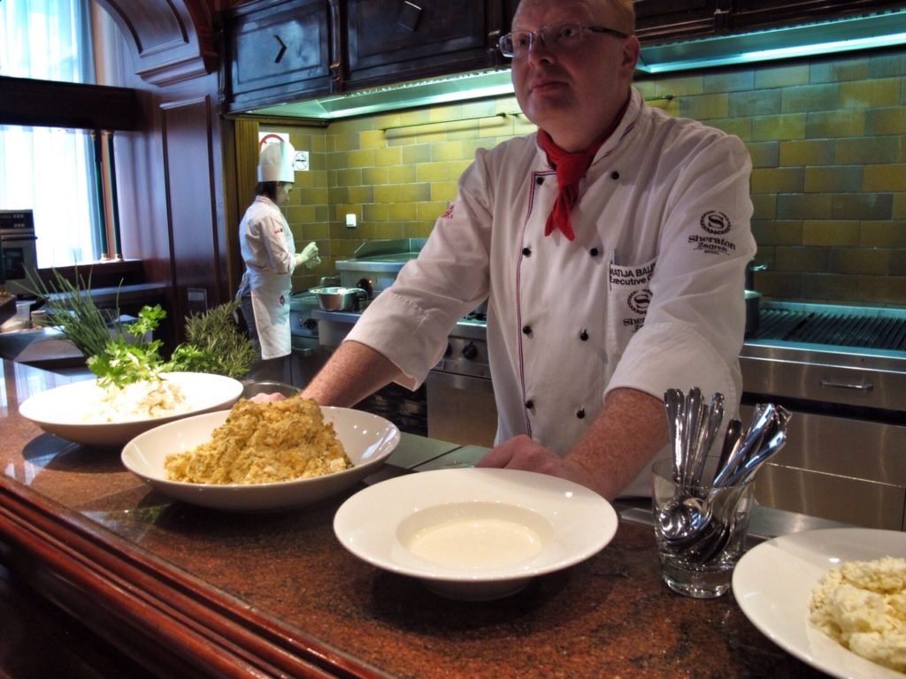 48 Hours in Croatia’s Capital of Cool with Westin Zagreb 11 Chef Matija Balent in action at Sheraton Zagreb Croatia © The Blonde Gypsy