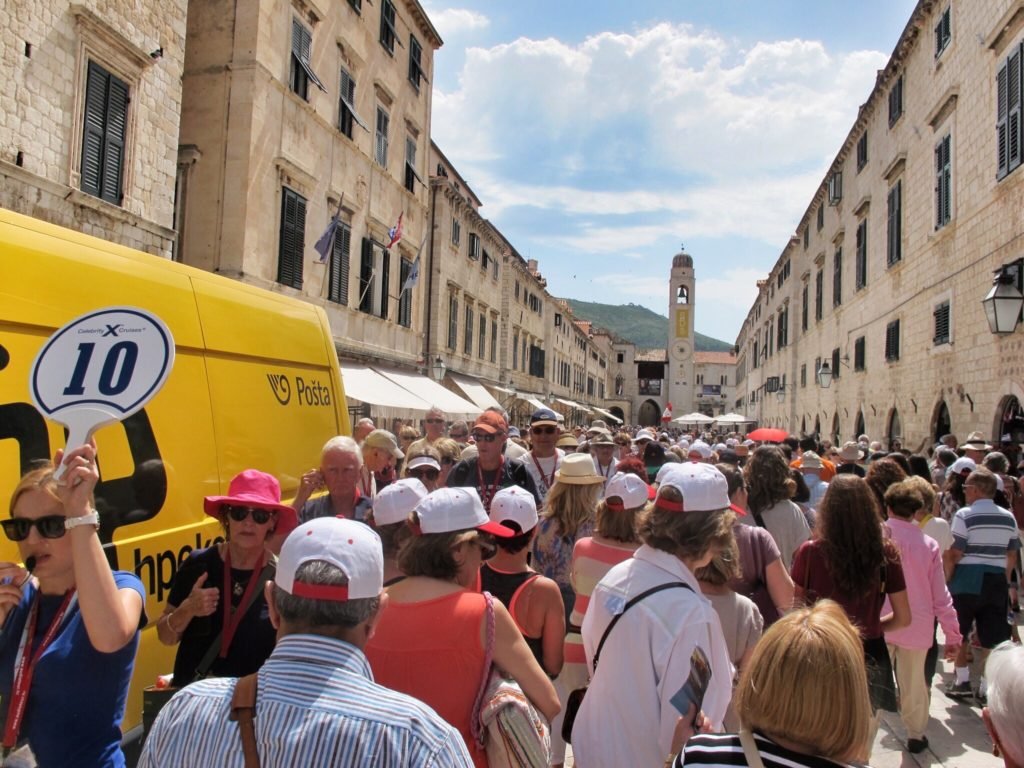 Crowds of Dubrovnik, Croatia © The Blonde Gypsy