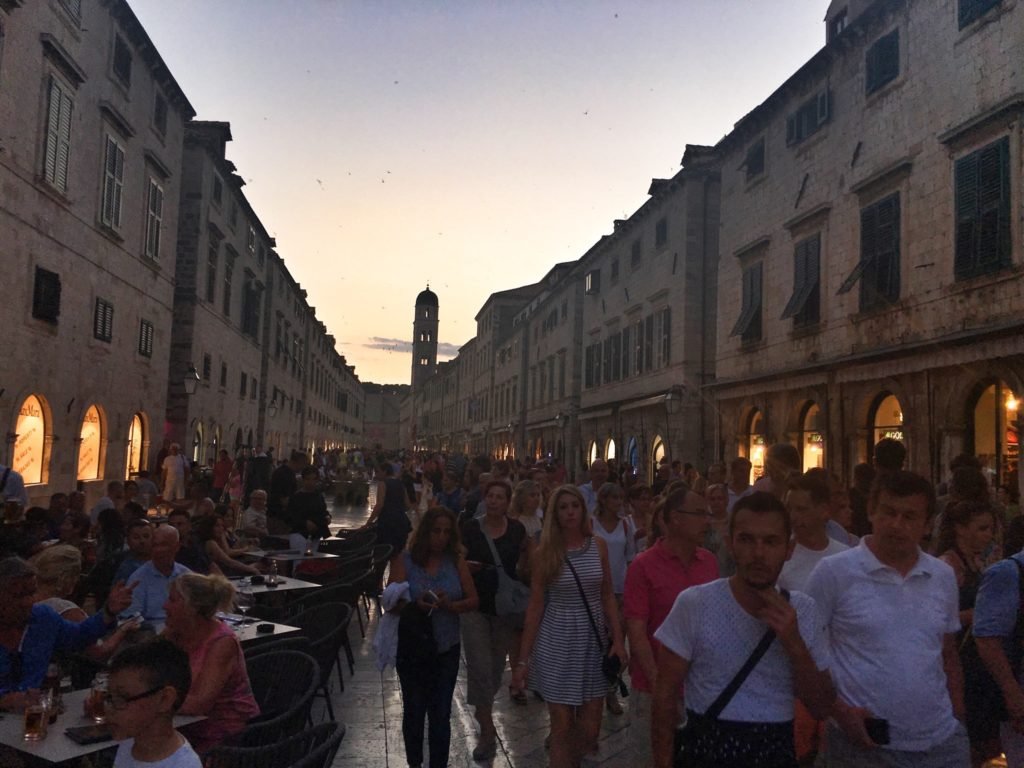 Via Dinarica: From Dubrovnik to the Elaphiti Islands, Croatia 4 Dusk on the Stradun in Dubrovnik Croatia 1 © The Blonde Gypsy