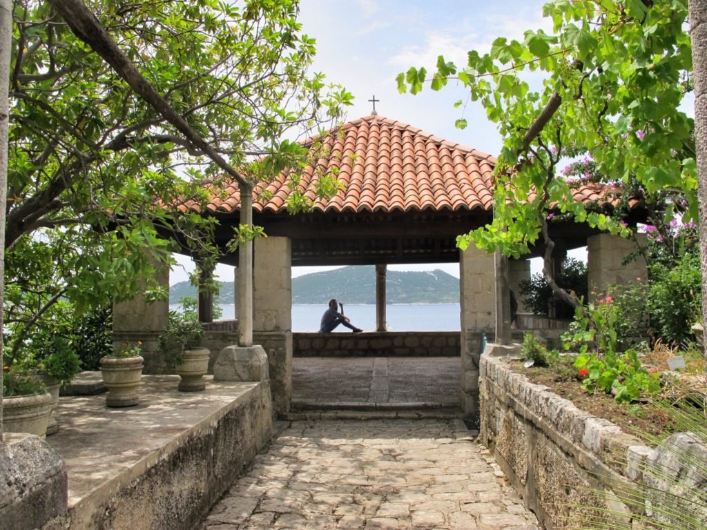 Gazebo Trsteno Arboretum Dubrovnik, Croatia © The Blonde Gypsy