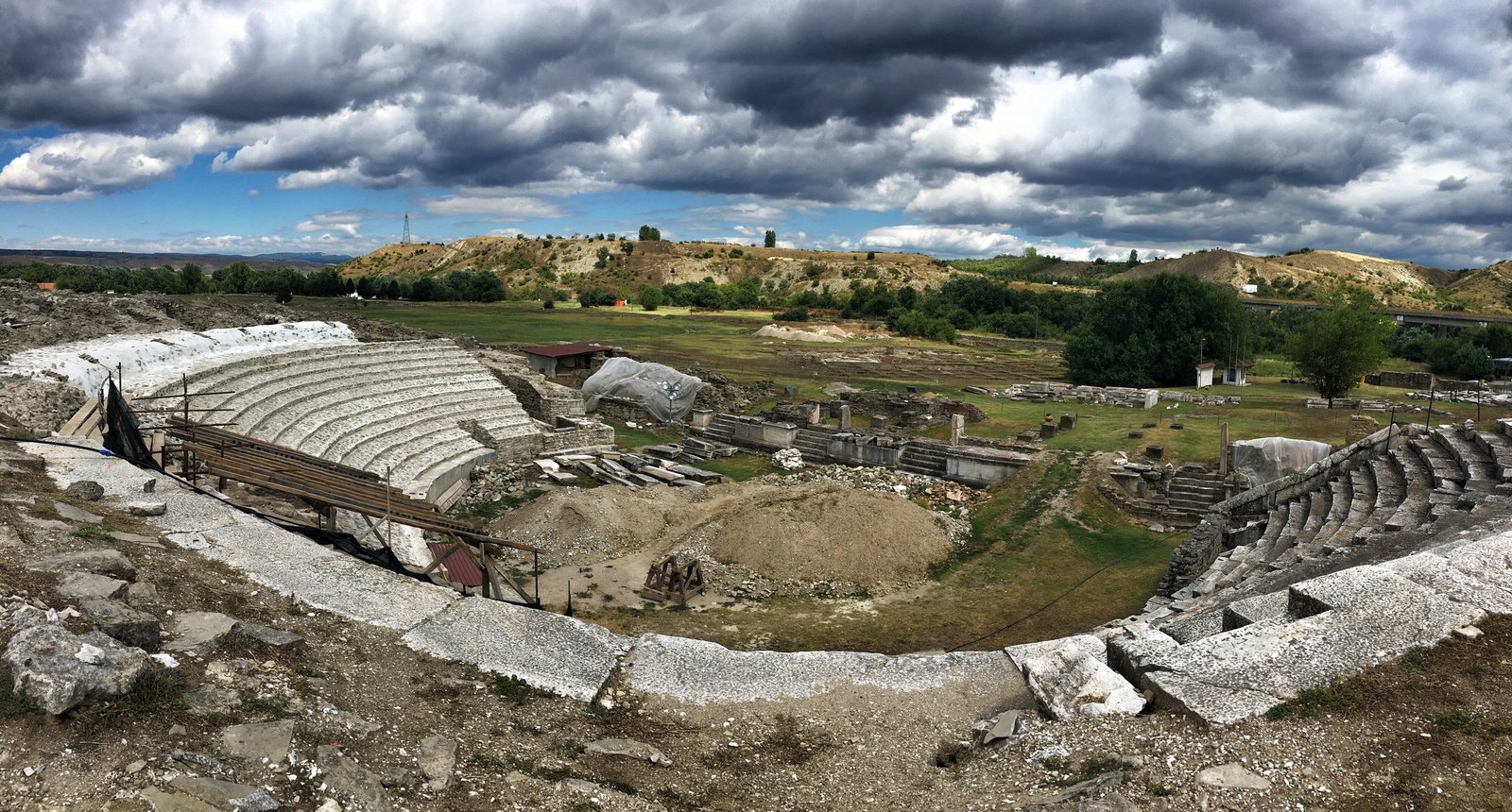 On the Wine Trail in Central Macedonia: Popova Kula, Demir Kapija & Stobi 21 Ancient amphitheather in Stobi, Macedonia © The Blonde Gypsy