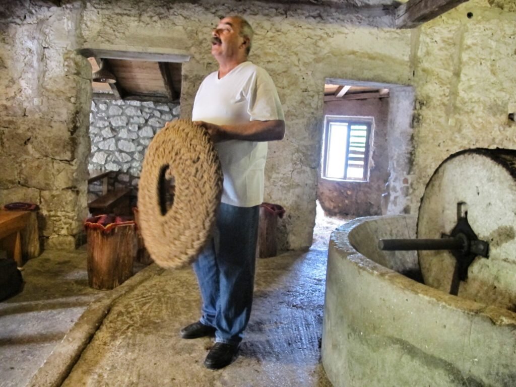 Olive oil mill at Dubelj family Dubrovnik, Croatia © The Blonde Gypsy