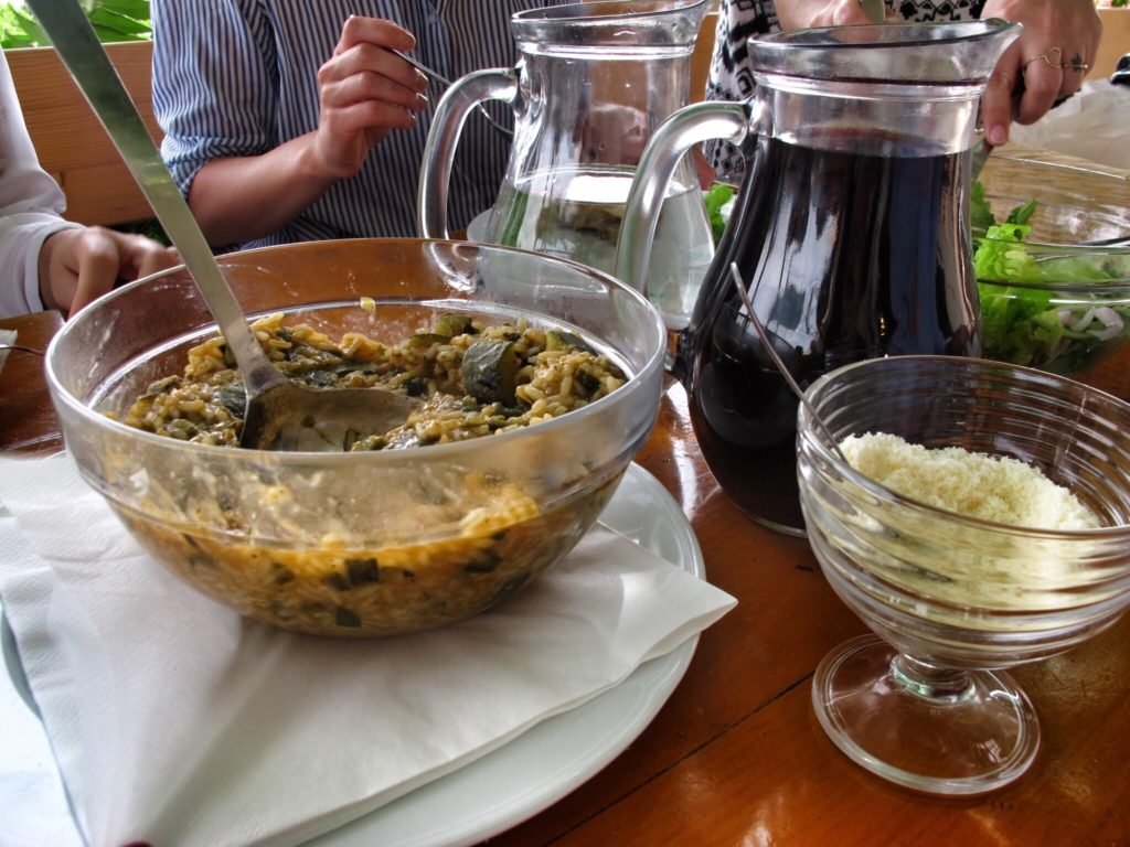 Risotto at Dubelj family Dubrovnik, Croatia © The Blonde Gypsy
