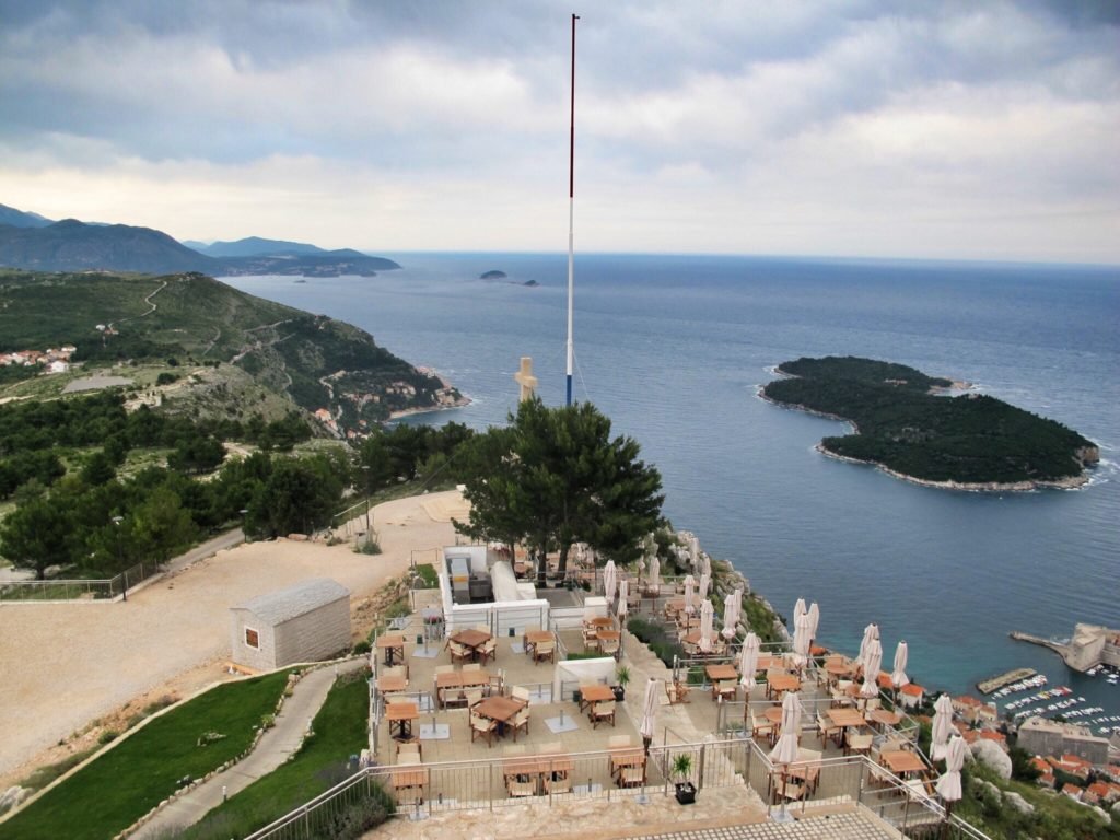 View down from Mt Srd, Dubrovnik, Croatia © The Blonde Gypsy