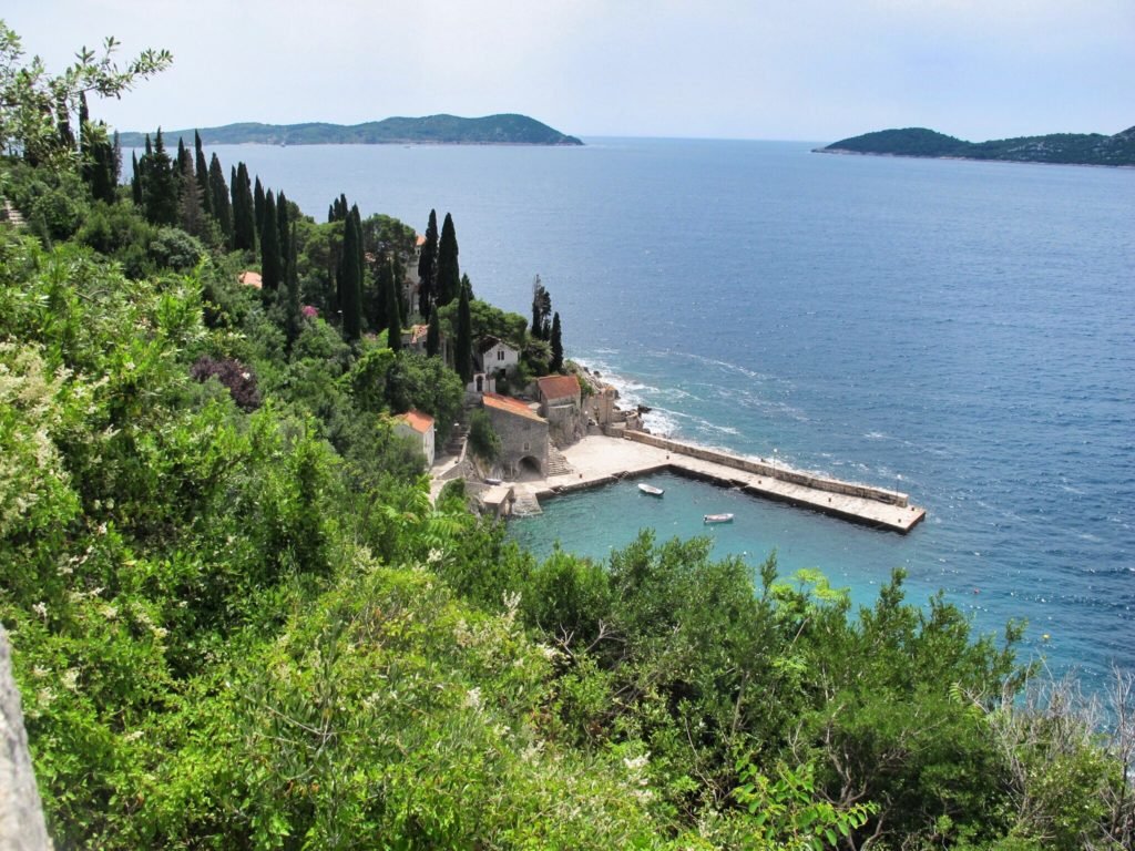View from Trsteno Arboretum Dubrovnik, Croatia © The Blonde Gypsy