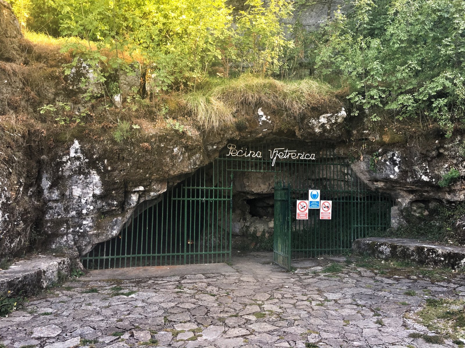 Via Dinarica: Exploring Ravno, Neum, and the Beaches of Bosnia & Herzegovina 41 Entrance to Vjetrenica Cave Via Dinarica Blue Trail Bosnia & Herzegovina © The Blonde Gypsy