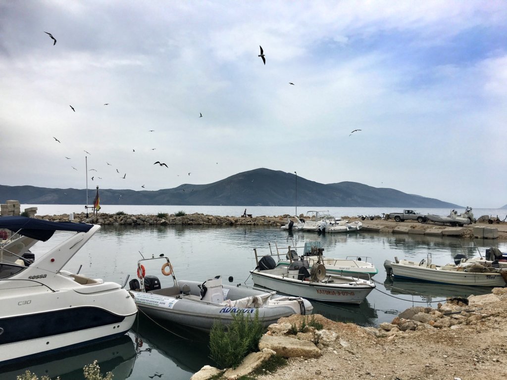 Marina near Qender Peshkimi in Orikum Albania © The Blonde Gypsy