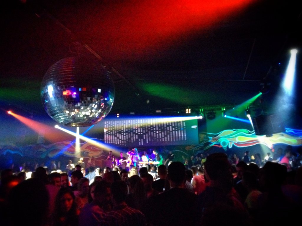 Scene from a night out at Zone Club one of Prishtina’s most notorious