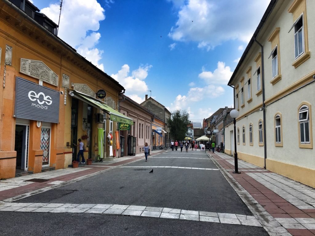 Colorful center of Pančevo