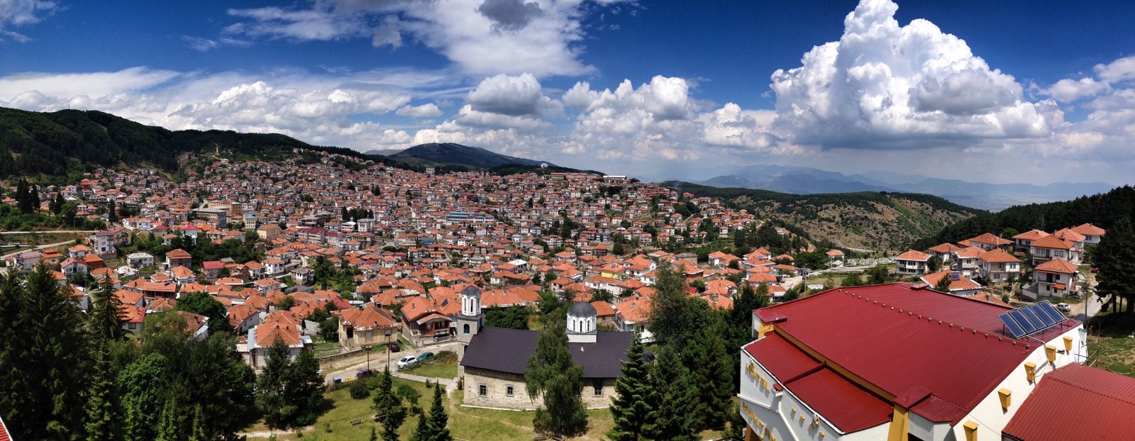 Incomparable view of Kruševo from Montana Palace Hotel