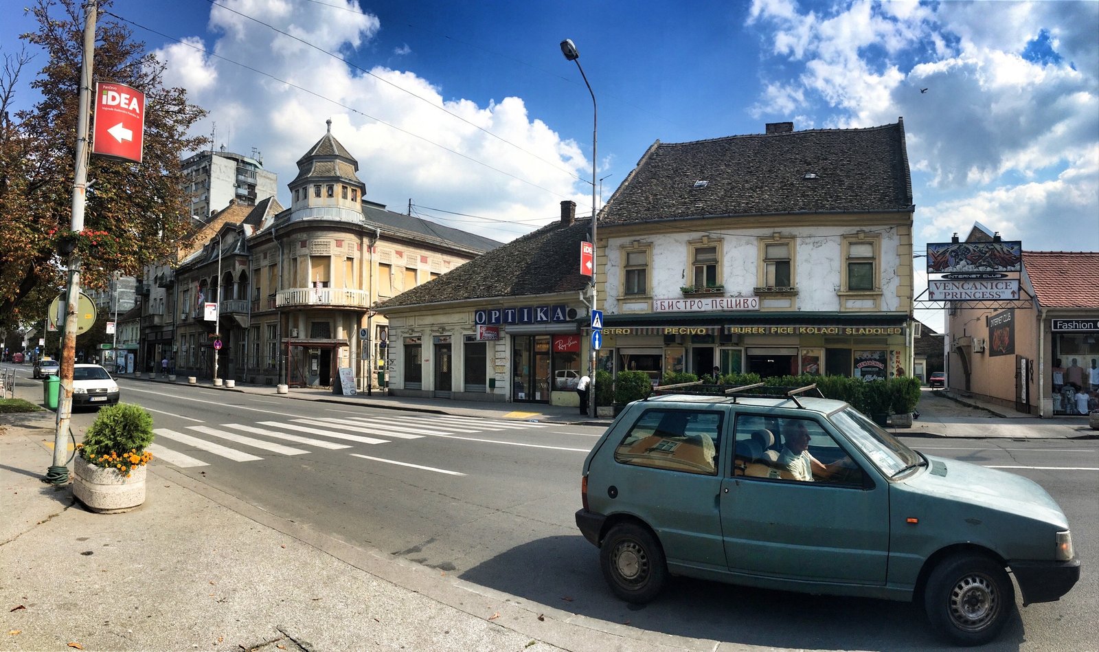 Street scene in Pančevo