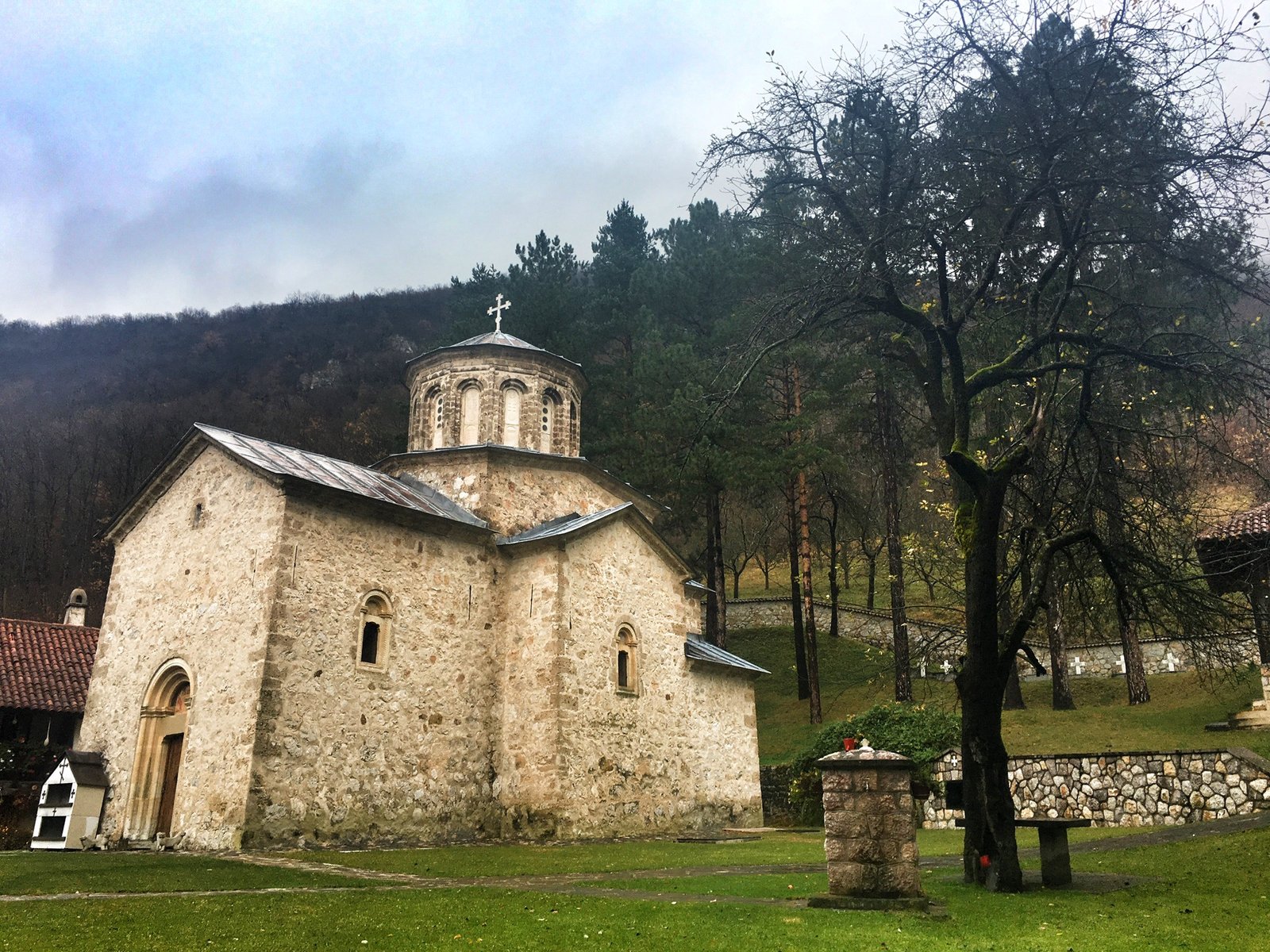 Svete Trojice or Monastery of the Holy Trinity hidden in the hills of Dragečevo