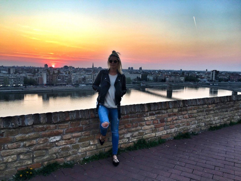Above the Danube at Petrovaradin Fortress in Novi Sad Serbia © The Blonde Gypsy