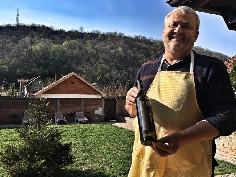 Dragan “the Man” Miljević from Miljevic family winery in Fruska Gora Serbia © The Blonde Gypsy