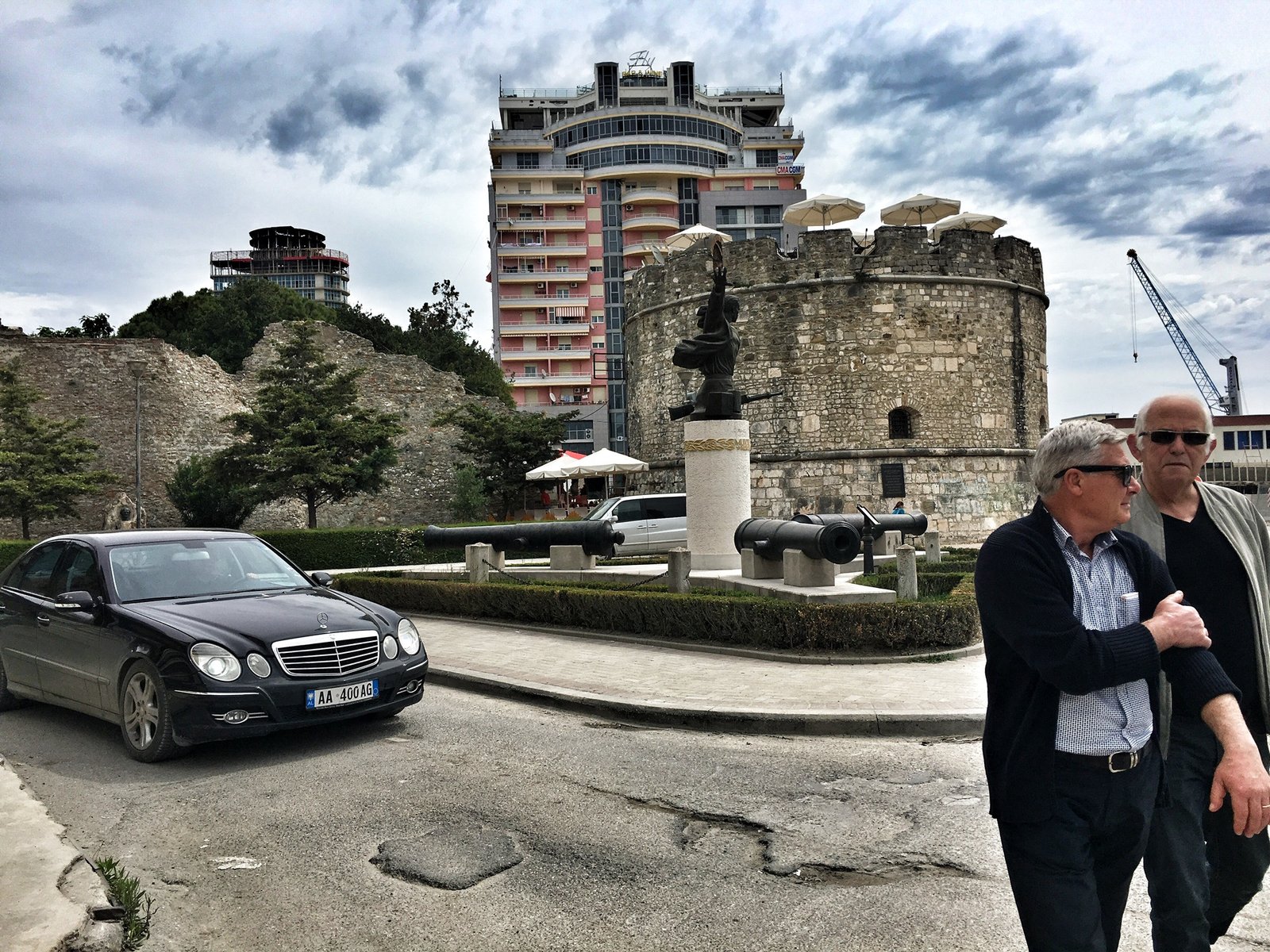 At the southern corner of Durres’ city walls is the Venetian tower and great rooftop bar which was built during the 15th century while the Venetian Republic was in control of “Durazzo”