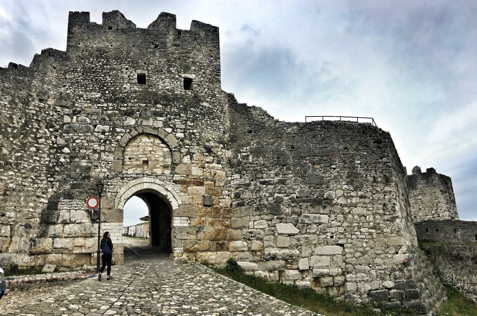Entrance to the Kala in Berat Albania
