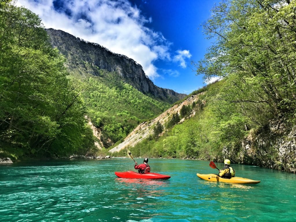 A Tara Canyon Experience Like No Other at Grab Ethno Village, Montenegro 13 Calm waters of the river Tara near Camp Grab in Montenegro © The Blonde Gypsy
