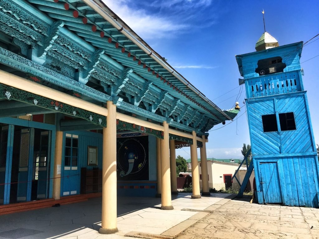 Dungan Mosque in Karakol Kyrgyzstan © larissa olenicoff